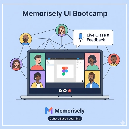 Best User Interface Course :-Memorisely UI Bootcamp